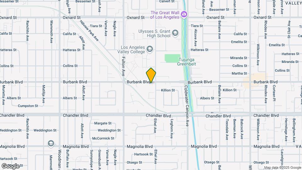 13116 Burbank Blvd Mapa y Detalles de la Ubicación