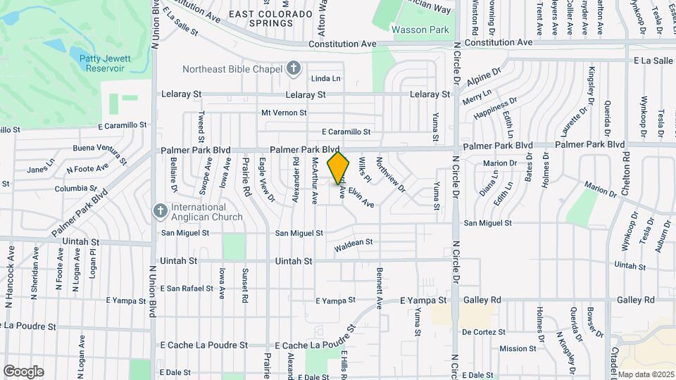 1416 Howard Ave Map and Location Details