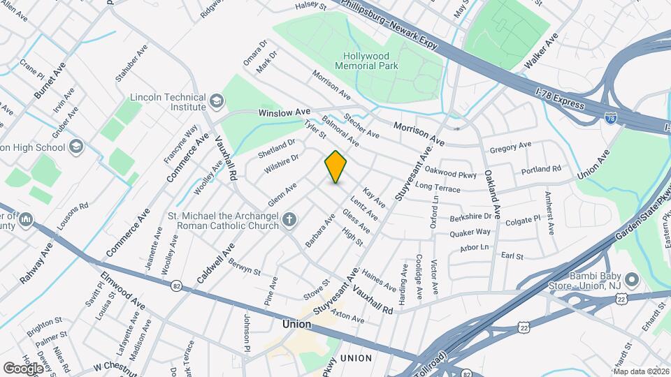 2096 Lentz Ave Map and Location Details