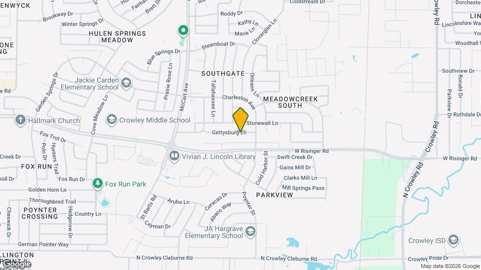 3029 Gettysburg Ln Mapa y Detalles de la Ubicación