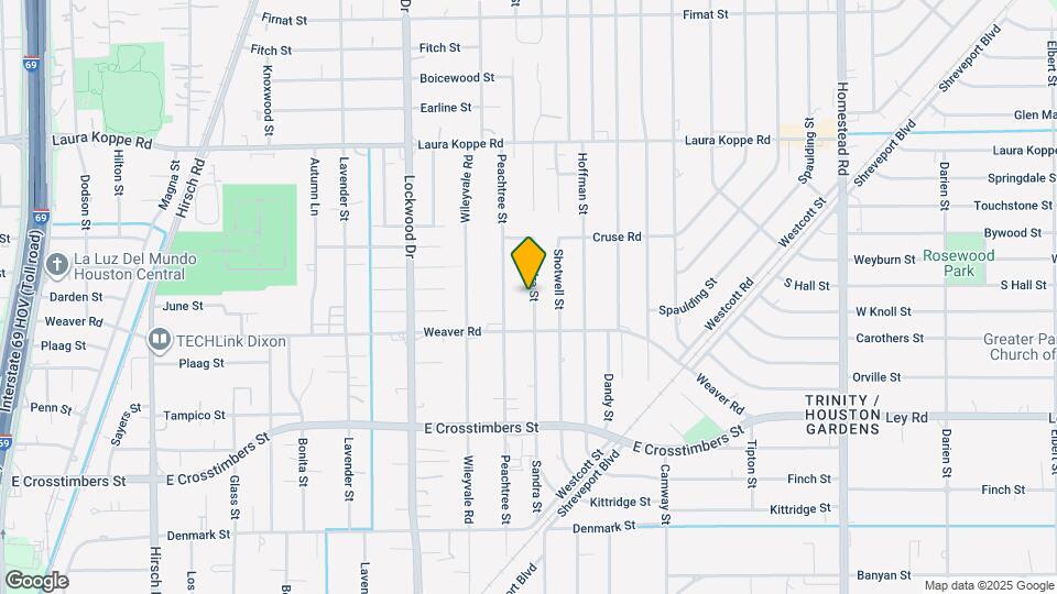 8207 Sandra St Map and Location Details