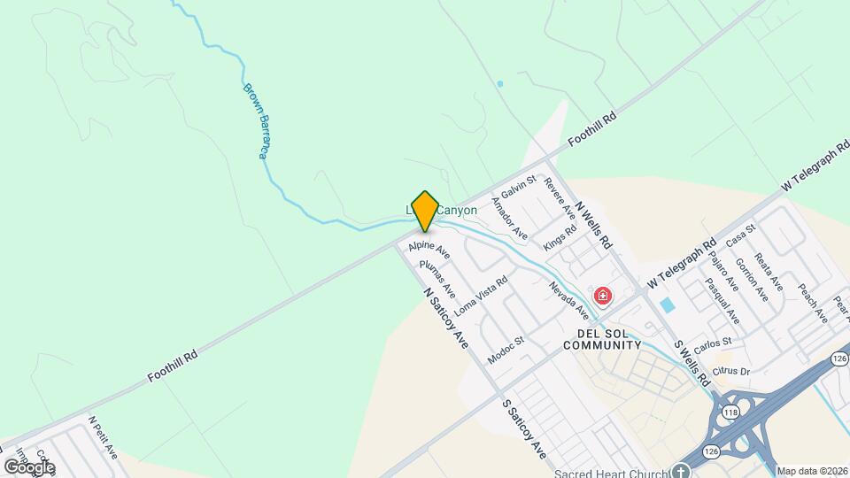 460 Alpine Ave Map and Location Details