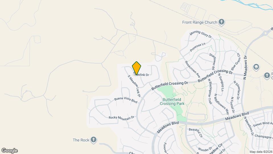 4580 Bobolink Dr Mapa y Detalles de la Ubicación