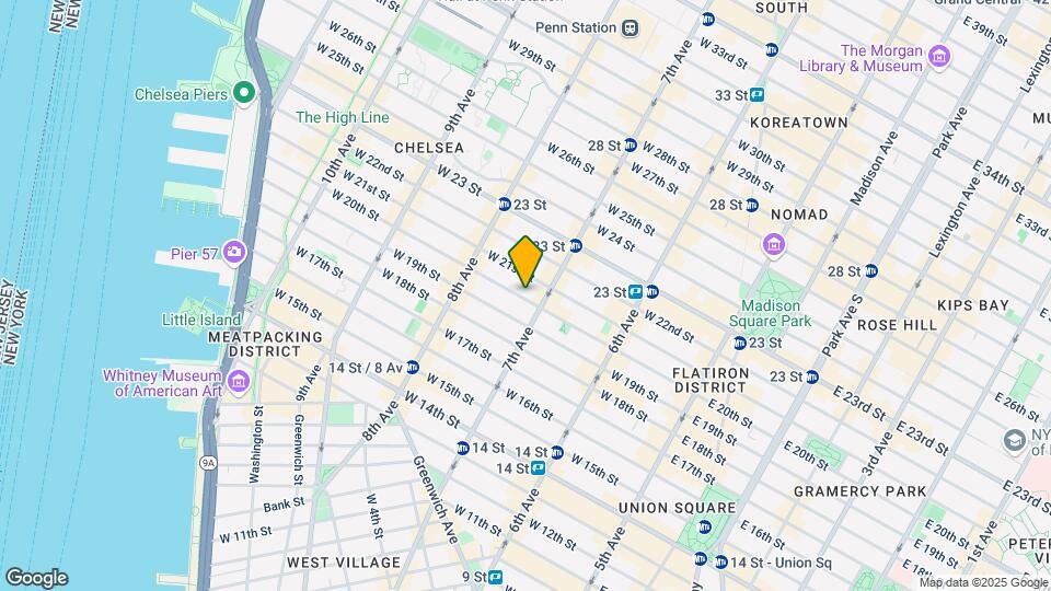 209 W 20th St Mapa y Detalles de la Ubicación