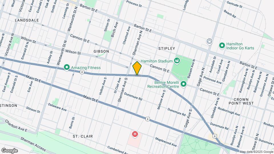 948 King St E Map and Location Details