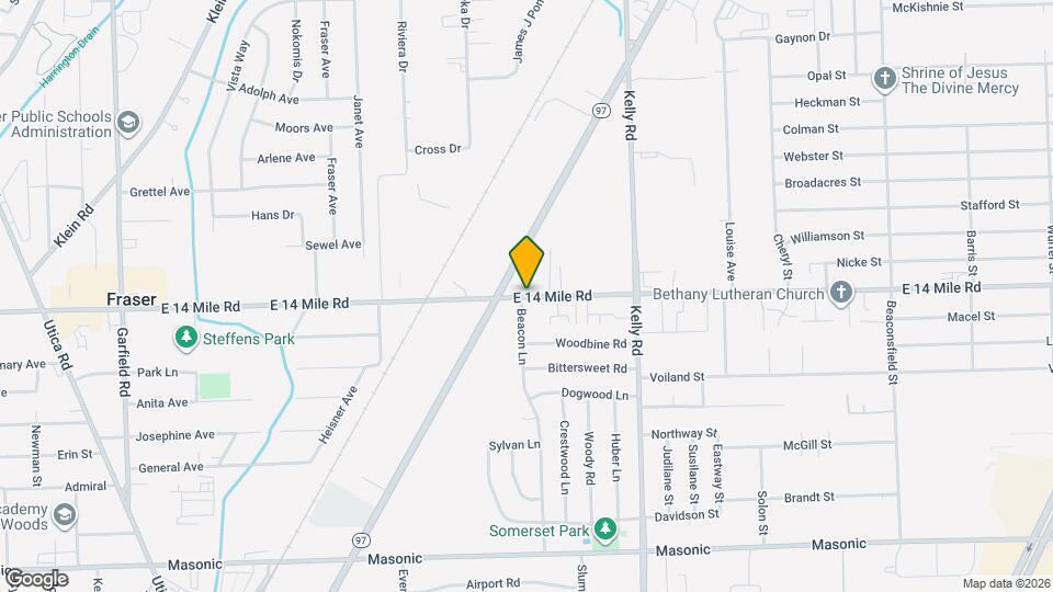 18219 E Thirteen Mile Rd Map and Location Details