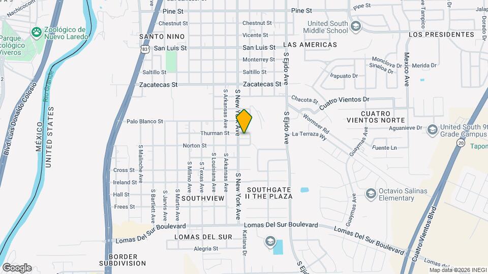 2901 Thurman St Map and Location Details