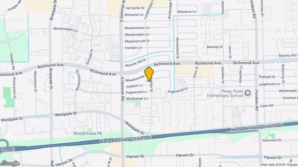 3410 Tanglewilde St Map and Location Details