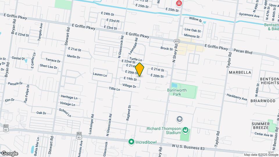 2111 E 19th St Map and Location Details