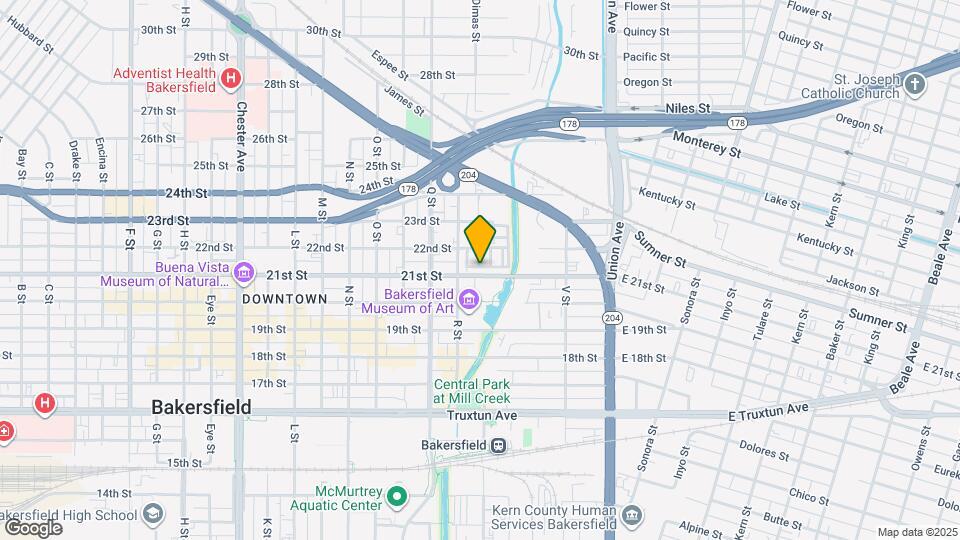 614 21st St Map and Location Details