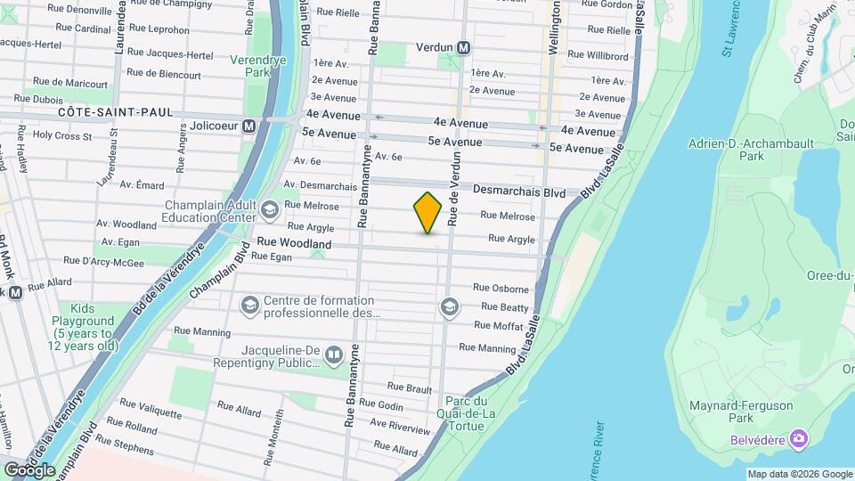 644-654 Argyle Rue Map and Location Details