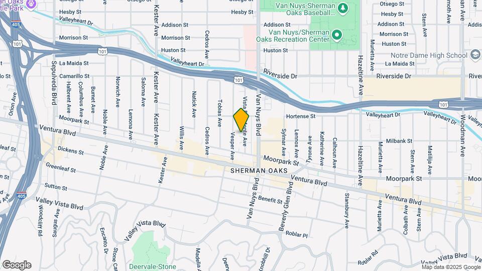 4509 Vista Del Monte Ave, Unit 5 Map and Location Details