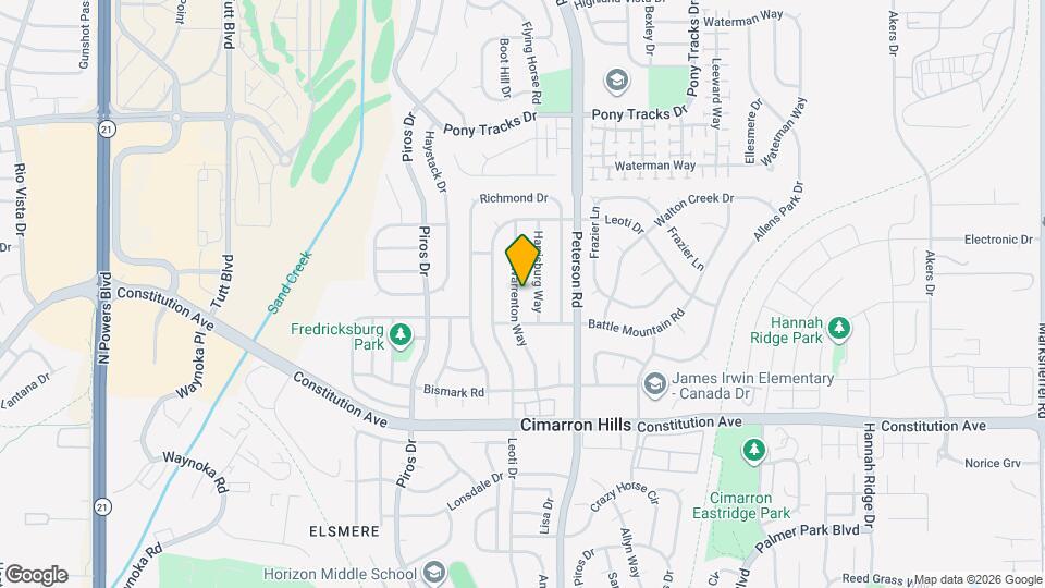 2855 Warrenton Way, Unit D Map and Location Details