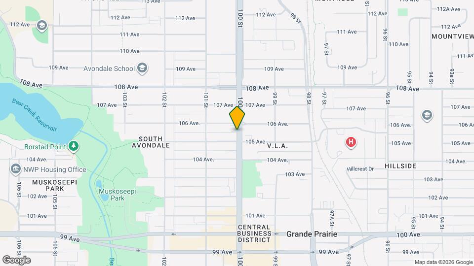 10420-10100 100 St Map and Location Details