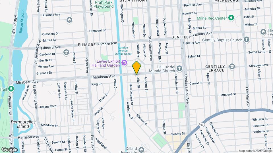 1874 Mirabeau Ave-Unit -1874 Map and Location Details