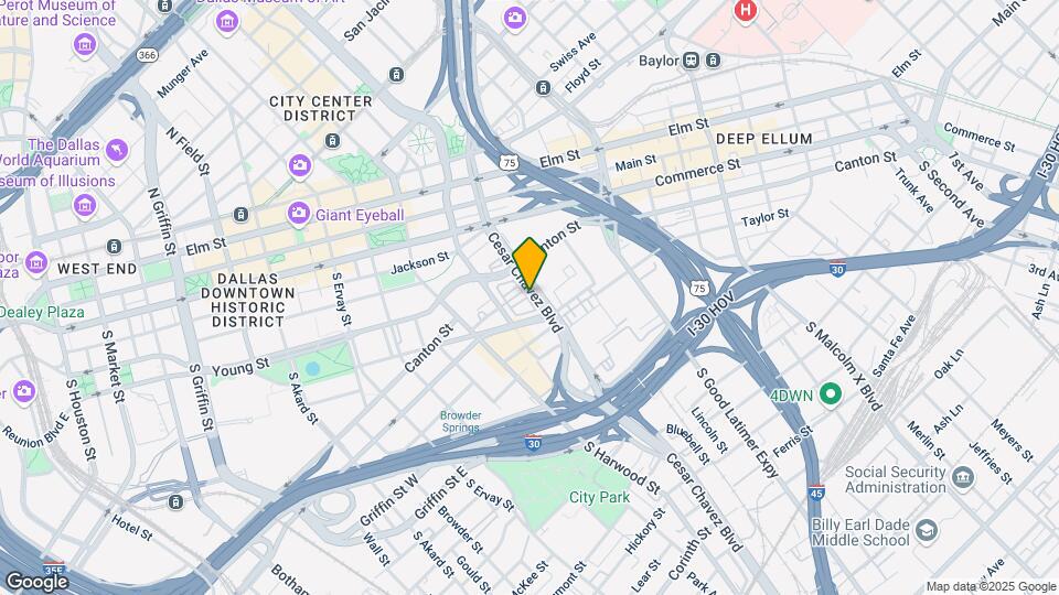 675 S Cesar Chavez Blvd Map and Location Details
