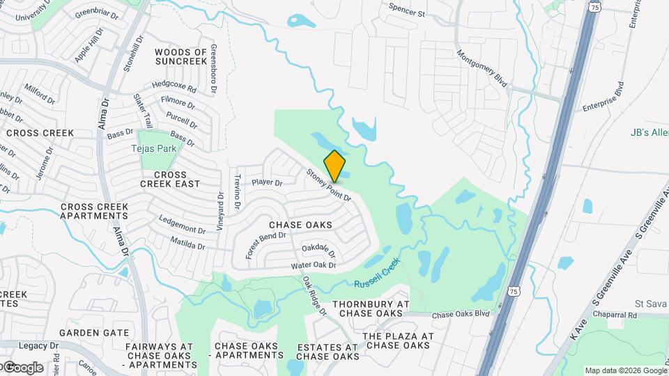7436 Stoney Point Dr Map and Location Details
