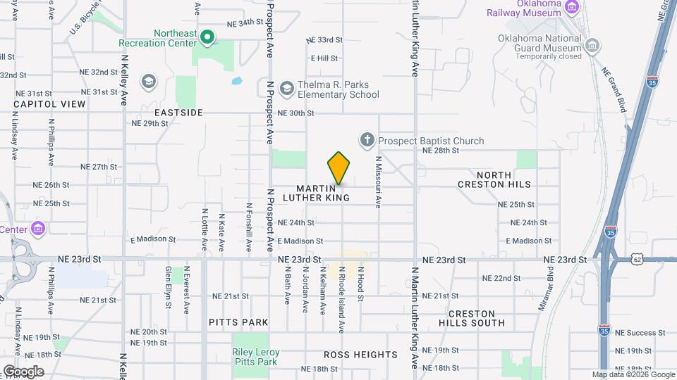 2613 N Rhode Island Ave Map and Location Details