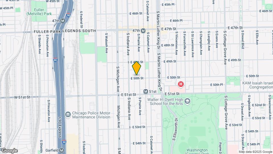 4950-4952 S Prairie Ave Mapa y Detalles de la Ubicación