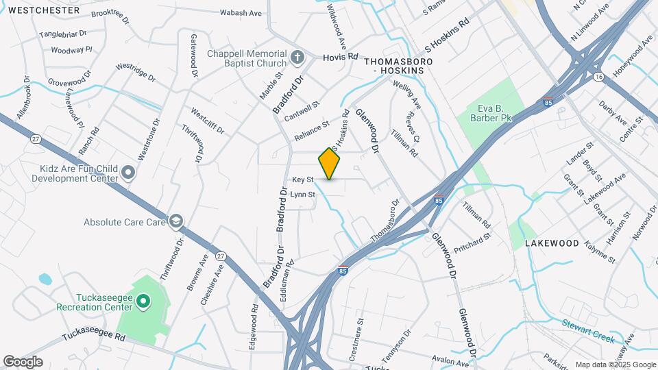 821 Key St Map and Location Details