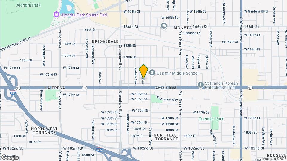 17306 Wilkie Ave Map and Location Details