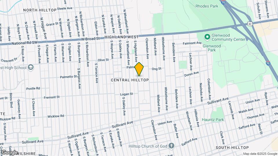 228-230 S Highland Ave Map and Location Details