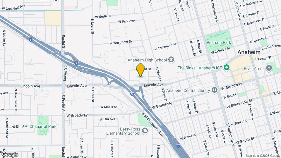 1224 W Diamond St Map and Location Details