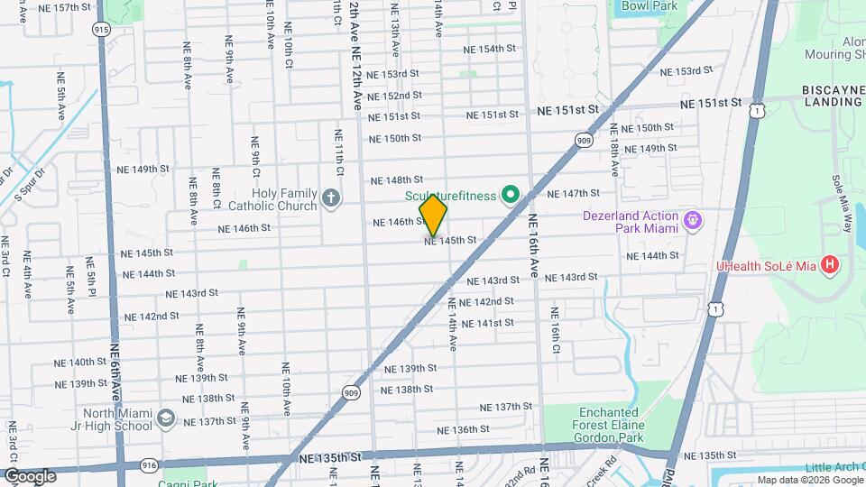 1362 NE 145th St Map and Location Details