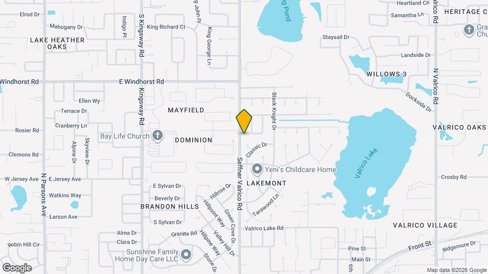 1101 Seffner Valrico Rd Mapa y Detalles de la Ubicación
