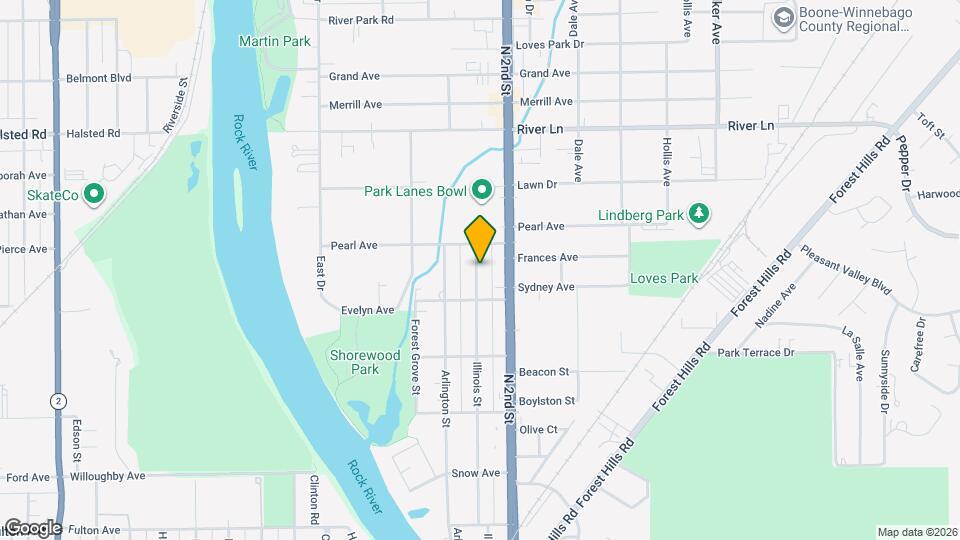 5137 Illinois St Map and Location Details