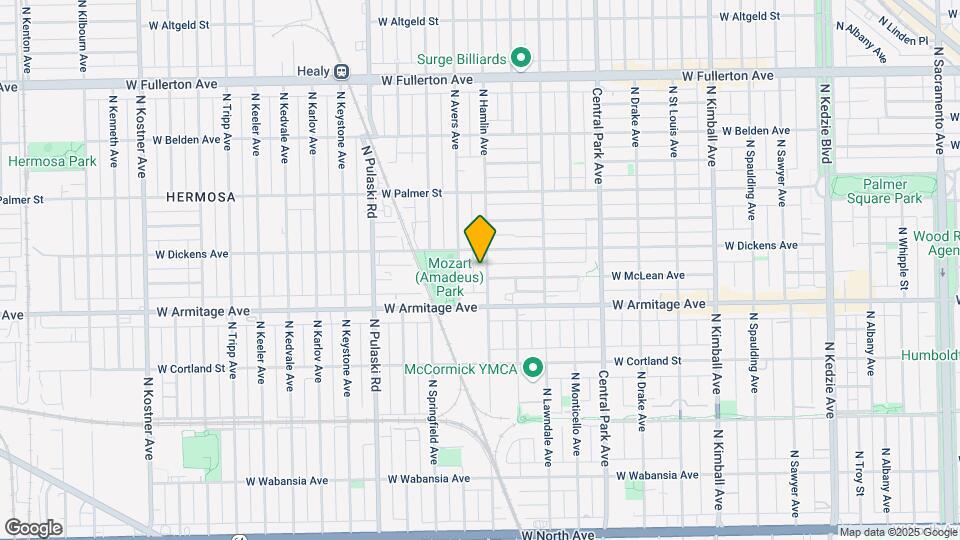 2038 N Hamlin Ave, Unit 1 Mapa y Detalles de la Ubicación