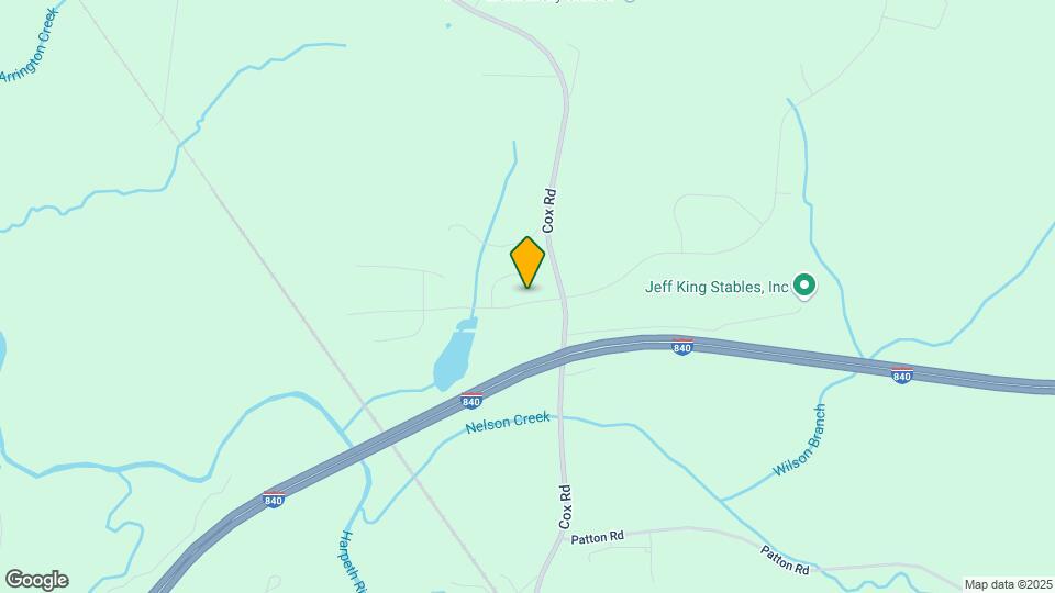 COX RD SFR Map and Location Details