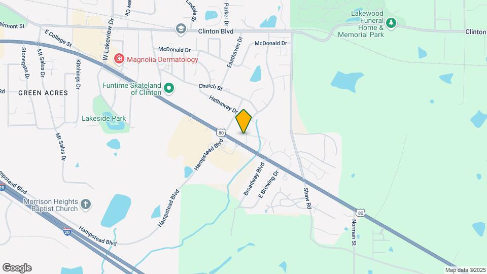 Hunter Oaks Apartments Map and Location Details