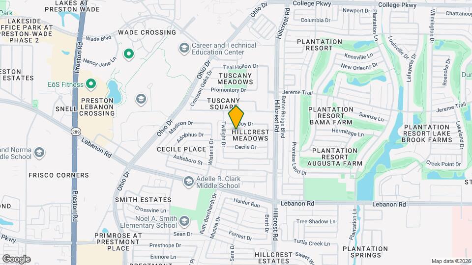 10122 Loving Trail Dr Map and Location Details