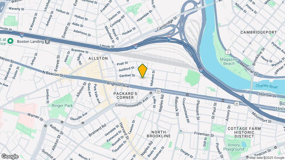 83 Gardner St, Unit 205 Map and Location Details
