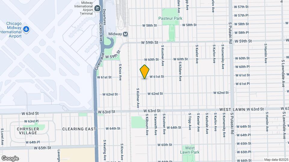 6112 S Kilbourn Ave Map and Location Details