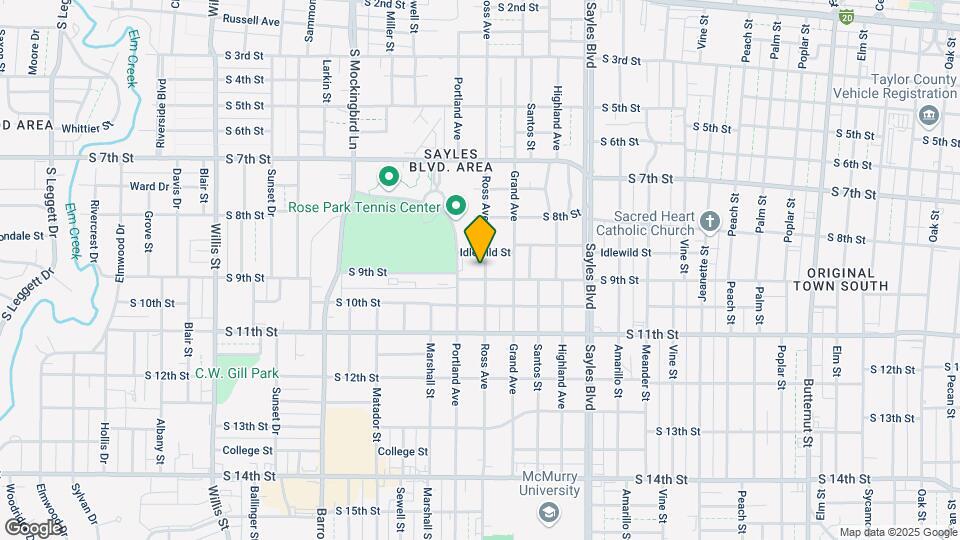 890 Ross Ave Map and Location Details
