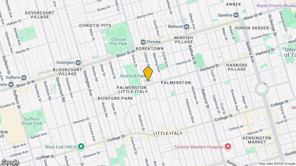 308 Harbord St Map and Location Details