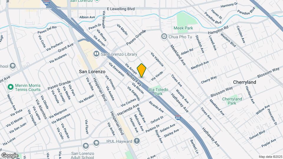 17665 Via Arroyo Map and Location Details