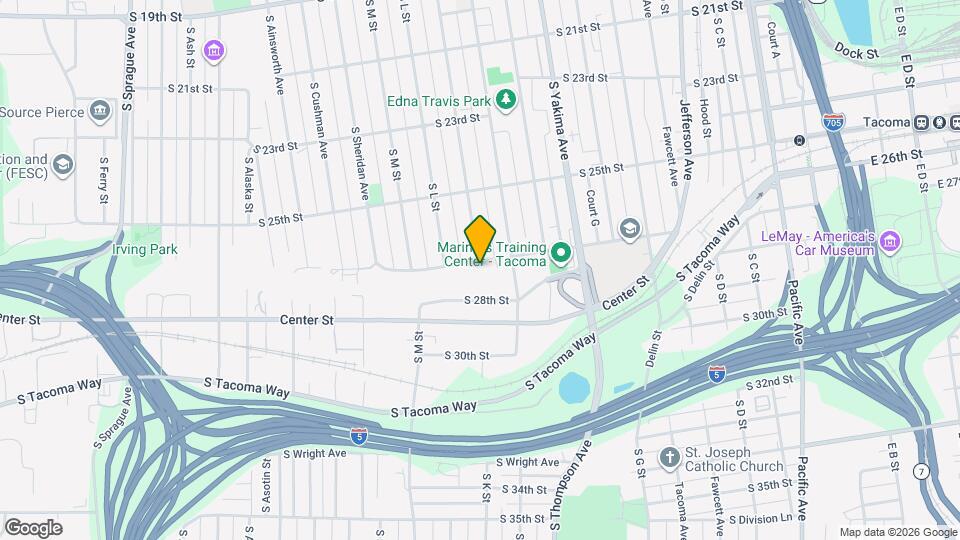 1018 S 27th St Map and Location Details