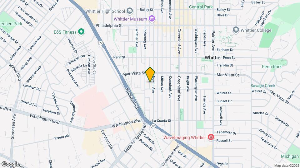 7641 Newlin Ave Map and Location Details