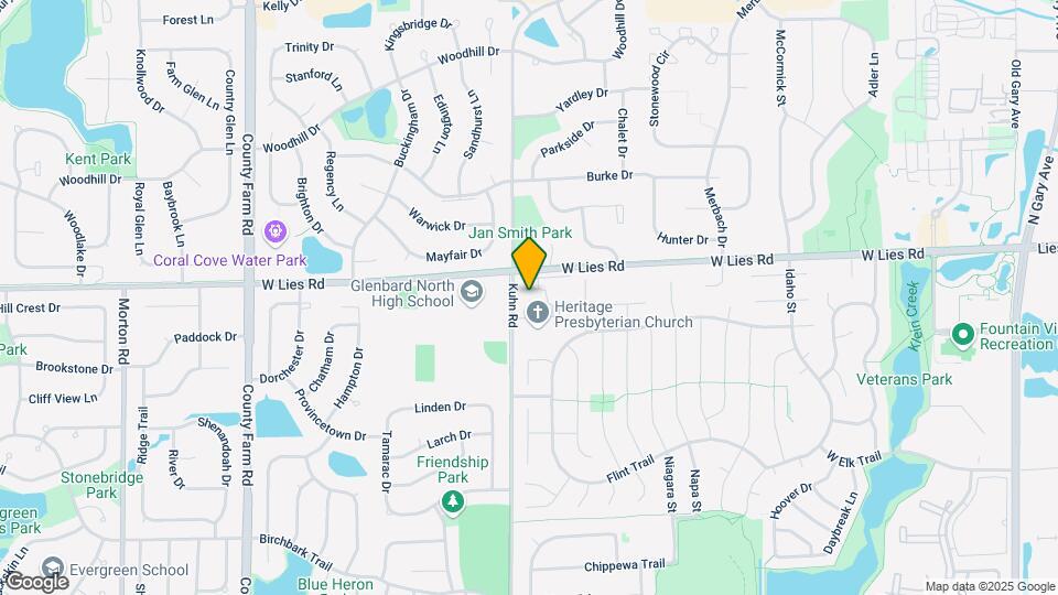 551 W Lies Rd Map and Location Details