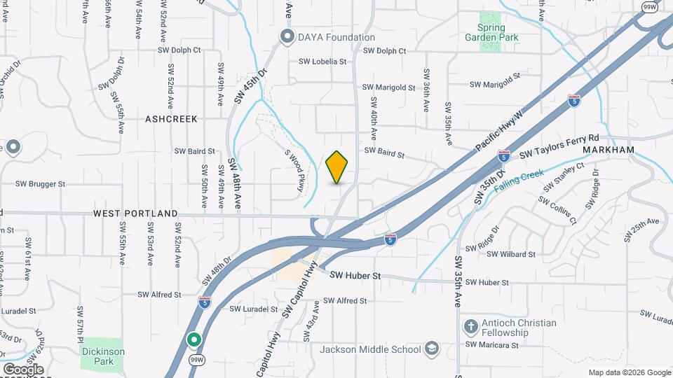 9601 SW 42nd Ave Map and Location Details