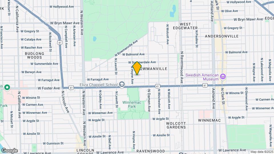 2042-2044 W Farragut Ave Mapa y Detalles de la Ubicación