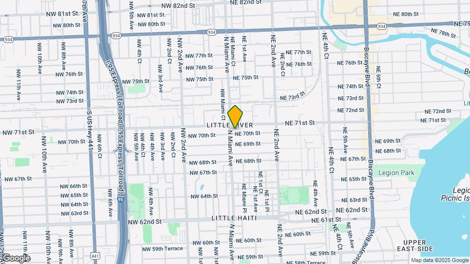3 NE 70th St, Unit 3 Map and Location Details