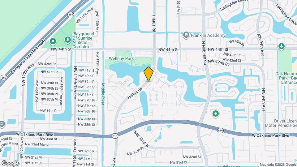 3856 NW 107th Way Map and Location Details