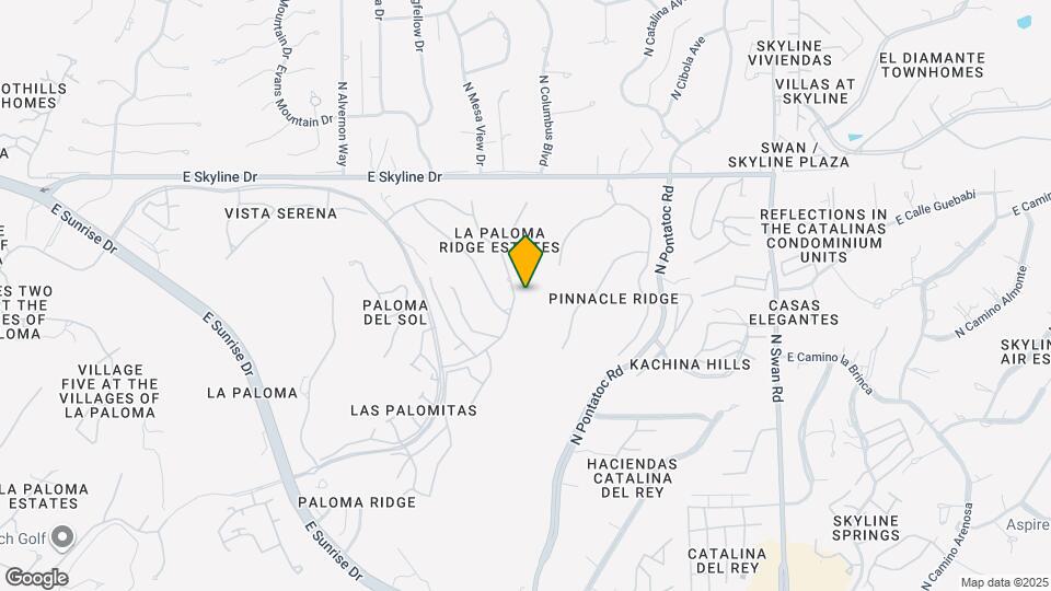 6190 N Cadena De Montanas Map and Location Details