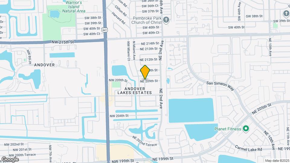 20920 NE Miami Ct Map and Location Details