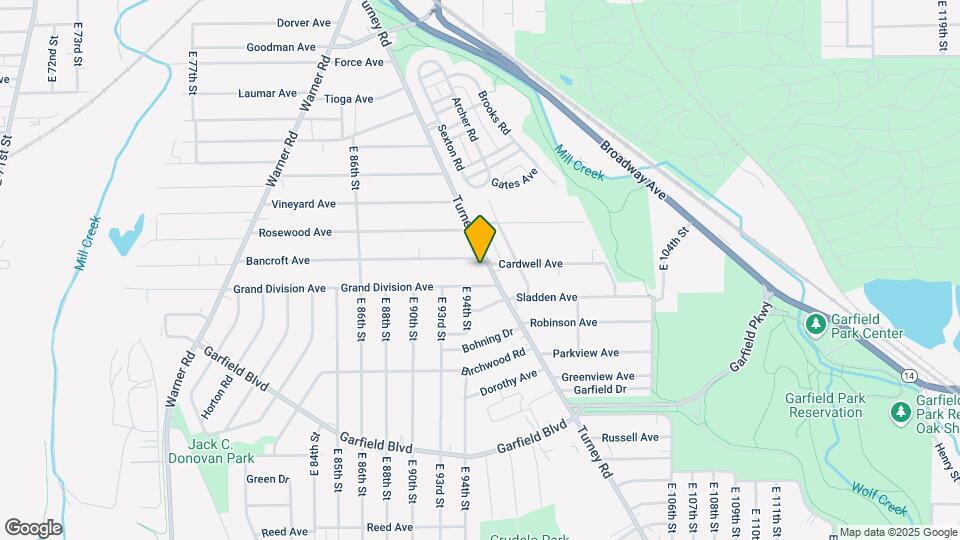 4582 Turney Rd Mapa y Detalles de la Ubicación
