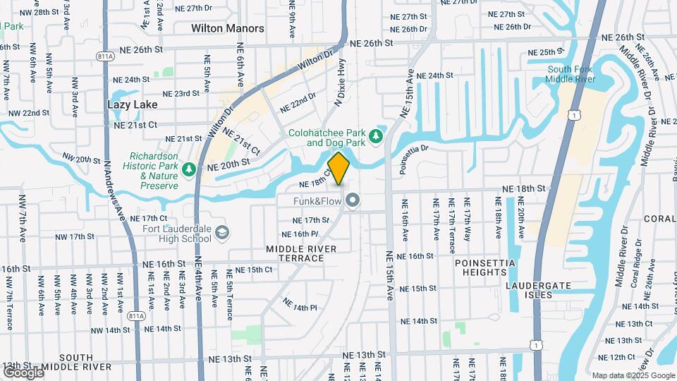 1151-1159 NE 18th St Mapa y Detalles de la Ubicación